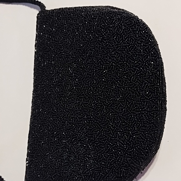 Black Beaded Clutch - Picture 8 of 9